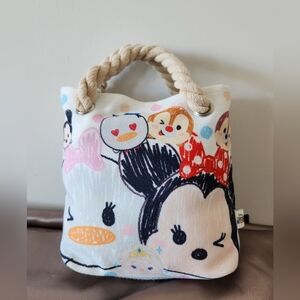 Cutie Disney Tsum Tsum Canvas Tote Bag